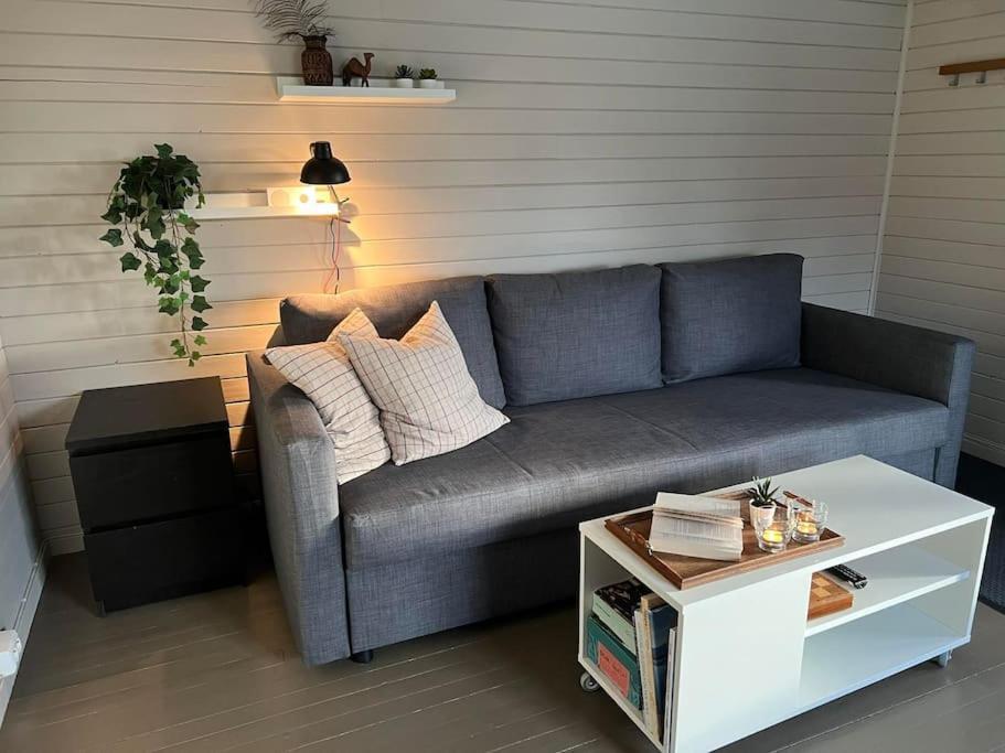 Idyllisk Minihus I Landlige Omgivelser - Med 5 Sengeplasser Og Parkering Åsen Kültér fotó